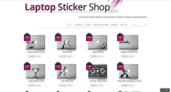 Desktop Screenshot of laptopstickershop.com